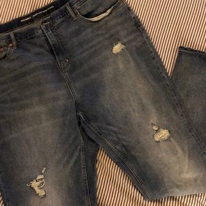 Old Navy Boot Cut Distressed Jeans